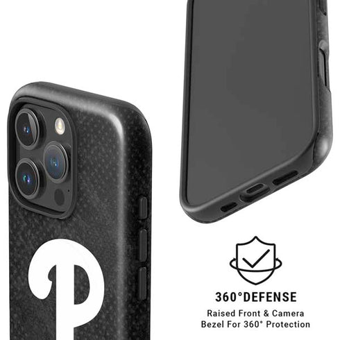MLB Philadelphia Phillies Dark Wash iPhone 16 Pro Magsafe Impact Case